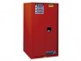 JUSTRITE 896011 96 GALLON 5 SHELF 2 DOOR MANUAL CLOSE FM APPROVED PAINT SAFETY CABINET