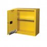 JUSTRITE 896270 55 GALLON 1 DRUM FLAMMABLE SAFETY CABINET, 2 DOORS, SELF CLOSE, FM APPROVED