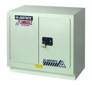 JUSTRITE FUMEHOOD 23 GAL SOLVENT/FLAMMABLE LIQUID MANUAL LT NEUTRAL CABINET