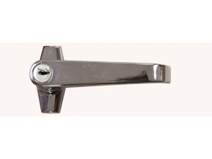 JUSTRITE 25903 STEEL REPLACEMENT L-HANDLE WITH LOCK AND KEY SET