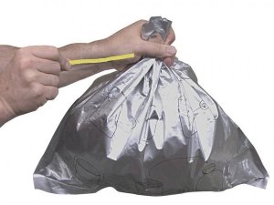 JUSTRITE 26827 OUTDOOR ASHTRAY BUCKET LINER, FM APPROVED, 10 PACK