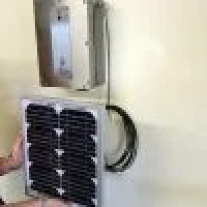 OZILITE WALL MOUNTED / PORTABLE BATTERY POWERED WITH SOLAR CHARGING UNIT WITHOUT TIMER