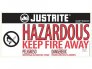 JUSTRITE 45G SURE-GRIP EX HAZARDOUS MATERIAL STEEL SAFETY CABINET, 2 SHLVS, 2 S/C DRS