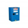 JUSTRITE SURE-GRIP® EX COMPAC HAZARDOUS MATERIAL STL SAFETY CABINET, 12 GALLON, 1 SELF-CLOSE DOOR ROYAL BLUE
