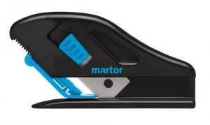 MARTOR SECUMAX MOBILEX NO. 45137 FOR LEFT AND RIGHT HANDERS, BLACK/BLUE (1 CUTTER/BOX)