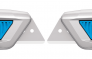 MARTOR SECUNORM 500, DOUBLE-SIDED SLIDER 17MM WITH TRAPEZOID BLADE NO. 65232, SILVER/BLUE (1 CUTTER/BOX)