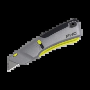 PACIFIC HANDY CUTTER VICTA AUTO-RETRACT SAFETY KNIFE, ERGONOMIC DESIGN