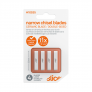 REPLACEMENT BLADES, CERAMIC, CRAFT, CHISEL, NARROW, DOUBLE-SIDED (PACK OF 4 BLADES)