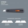 SLICE 10550 MANUAL RETRACTABLE SAFETY CUTTER – CERAMIC BLADE UTILITY KNIFE