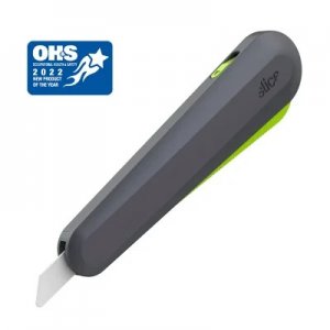 SLICE 10563 AUTO-RETRACTABLE SAFETY KNIFE WITH SQUEEZE TRIGGER