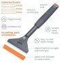 SLICE 10599 LONG-HANDLED SCRAPER WITH METAL HANDLE