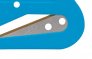 MARTOR SECUMAX PLASTICUT NO. 346912 WITH STAINLESS STEEL BLADE, BLUE (10 KNIVES/BOX)