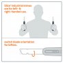 SLICE 10560 AUTO-RETRACTABLE INDUSTRIAL SAFETY KNIFE WITH LONG BLADE