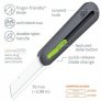 SLICE 10560 AUTO-RETRACTABLE INDUSTRIAL SAFETY KNIFE WITH LONG BLADE
