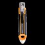 WORKSAFE KNIFE C1213 WITH 10PCS BLADES, KNIFE SIZE 156X31X21MM