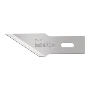 MARTOR GRAPHIC BLADE NO. 624 – DOUBLE BEVEL EDGE SAFETY BLADE, 10 BLADES/PACK