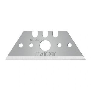 MARTOR TRAPEZOID BLADE NO. 5232 WITH 2-CUTTING EDGE BLADE (10 BLADES/PACK, 10 PACK/ CASE)