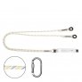 PROTEKT AW137 ENERGY ABSORBER DOUBLE LANYARD WITH KARABINER, 137 KG (AW13412T023023180180)