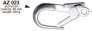PROTEKT DOUBLE SAFETY LANYARD, LENGTH 1.2 METER, WITH AZ023