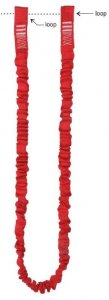 PROTEKT UNIVERSAL SAFETY LANDYARD, LENGTH : 0.4M WITH AZ002A