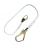 WORKGARD CONNECTING LANYARD WITH SCAFFOLD HOOK AND TWIST LOCK KARABINER, TOTAL LENGTH: 1.5M