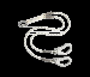 WORKSAFE® ENERGY ABSORBER DOUBLE ROPE LANYARD 1.8M FITTED WITH 2 SCAFFOLD HOOKS & KARABINER ZPSG