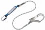 WORKSAFE® ENERGY ABSORBER WITH KERNMANTLE SAFETY LANYARD, FITTED WITH AL SCAFFOLD HOOK W/O CARABINER