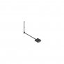 VERTIC SET INCLUDING STRAIGHT UPRIGHT + COUNTERWEIGHT + FIXING FOR TOP AND MIDDLE RAILS
