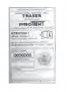 PROTEKT INFORMATIVE LABEL FOR TRASER RAIL HR201