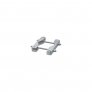 VERTIC TABULAR MAST FIXING 60 TO 140MM (GALVANISED STEEL)