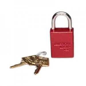 PANDUIT HIGH SECURITY PADLOCKS WITH RED LOCK SHORT BODY