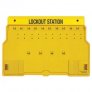 MASTER LOCK 1483B, 10 PADLOCK STATION WITH COVER (UNFILLED)