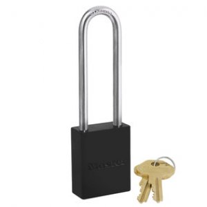 MASTER LOCK ALUMINUM SAFETY PADLOCK, WIDE BODY SHACKLE 3