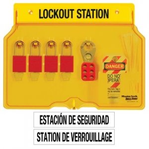 MASTER LOCK WALL MOUNTED LOCKOUT STATION