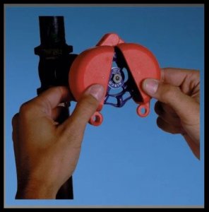 PANDUIT BLUE GATE VALVE LOCKOUT, 4