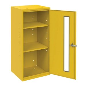 NEW PIG CAB850 DURHAM EMPTY WALL-MOUNT STORAGE CABINET WITH SEE-THROUGH PANE