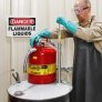 NEW PIG DRM1109 STAINLESS STEEL PISTON HAND DRUM PUMP WITH GROUNDING CLIPS