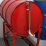 NEW PIG DRM205 ZINC DRUM FAUCET WITH FM APPROVED GAUGE FOR QUICK LEVEL READING