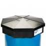 NEW PIG DRM454-BK-BK POLY DRUM FUNNEL WITH SNAP-ON LID