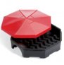 PIG DRM454 POLY DRUM FUNNEL WITH RED COVER FOR CLEAN DRAINING