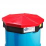 PIG DRM454 POLY DRUM FUNNEL WITH RED COVER FOR CLEAN DRAINING