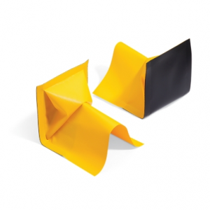 PIG PLR513 BUILD-A-BERM BARRIER WALL END CRUSH-RESISTANT SPILL CONTROL 2 PER BOX