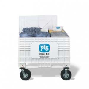 PIG EXTRA-LARGE RESPONSE CART FOR OIL, COOLANTS, SOLVENT & WATER W/10