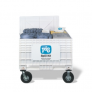 PIG EXTRA-LARGE RESPONSE CART FOR OIL, COOLANTS, SOLVENT & WATER W/10