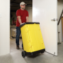 PIG POLYETHYLENE INDUSTRIAL HAND CART QUICK-RESP HIGH-VIS EMPTY CART