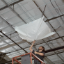 PIG TLS462-GY ROOF LEAK DIVERTER TARP WITH HEAVY-DUTY PVC PROTECTION