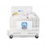 PIG OIL-ONLY XL RESP CART, 127 GAL 5IN RBR WHLS EA
