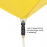 PIG TLS461 FAST-HANG ROOF LEAK DIVERTER TARP KIT WITH HOSE