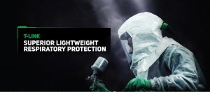 RPB T-LINK RESPIRATOR, INCLUDES: 17-713-S TYCHEM SL HOOD, SAFETY LENS, BUMP CAP ASSEMBLY