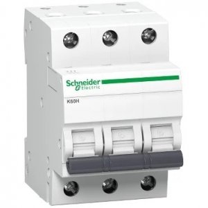 SCHNEIDER ACTI9 K60H 3P 40A B CURVE MCB — 10KA 400V